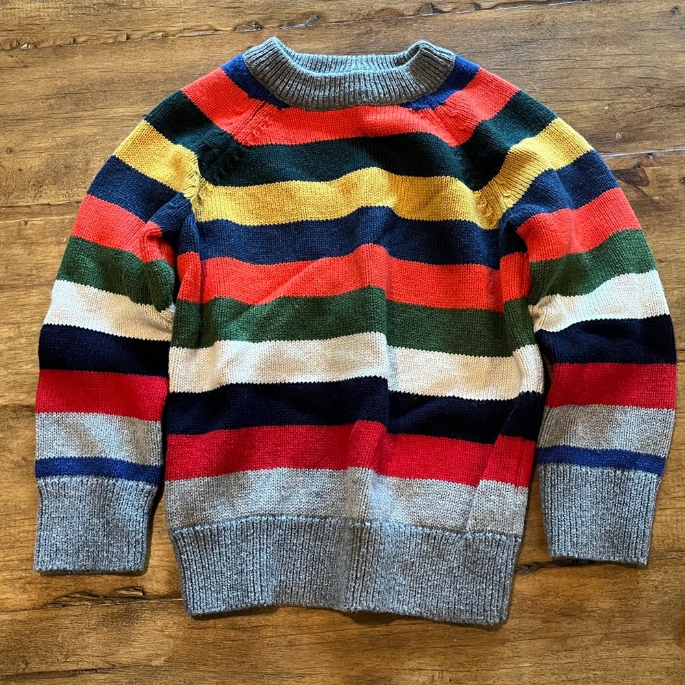 GAP crazy stripe sweater 2T